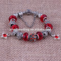 Cerise russische rote Perlen diy Handarbeit China Troddel passen Bit Armband